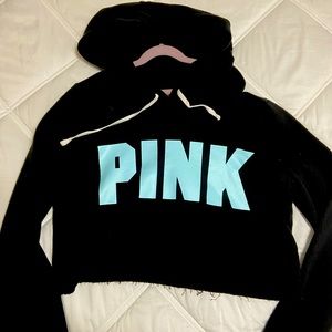 PINK CROP TOP HOODIE ✨